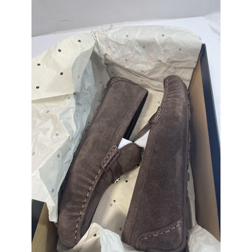 Kate Spade SP FLWR Stud Moccasin Shoes Womens Size 8.5 Brown Suede Loafers New - Picture 11 of 14